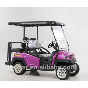 Global top vendas elétrica 4 pessoa pedal carrinho de golfe